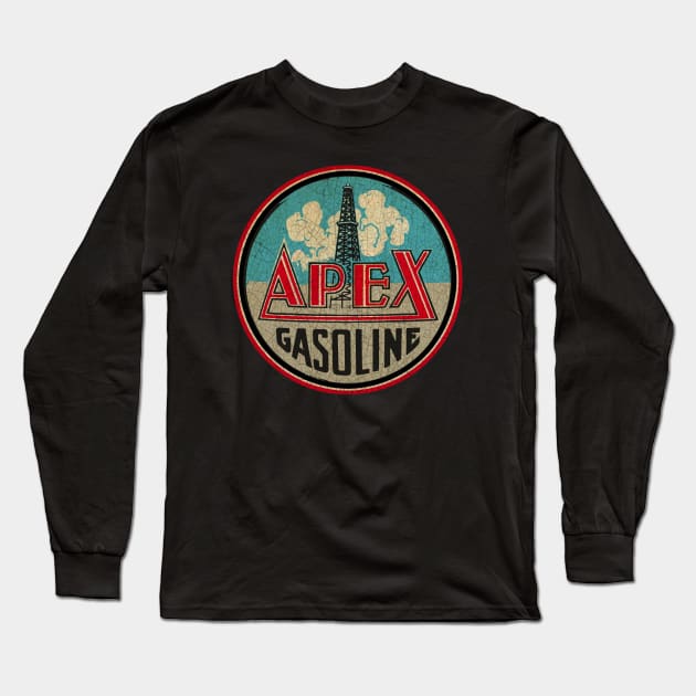 Apex Gasoline Long Sleeve T-Shirt by Midcenturydave